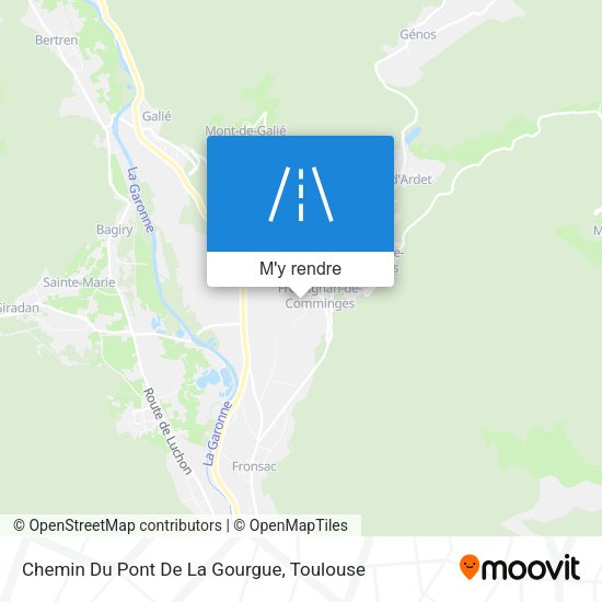 Chemin Du Pont De La Gourgue plan
