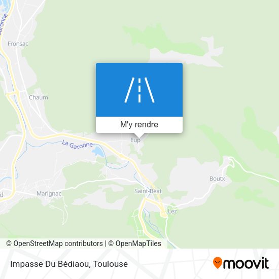 Impasse Du Bédiaou plan