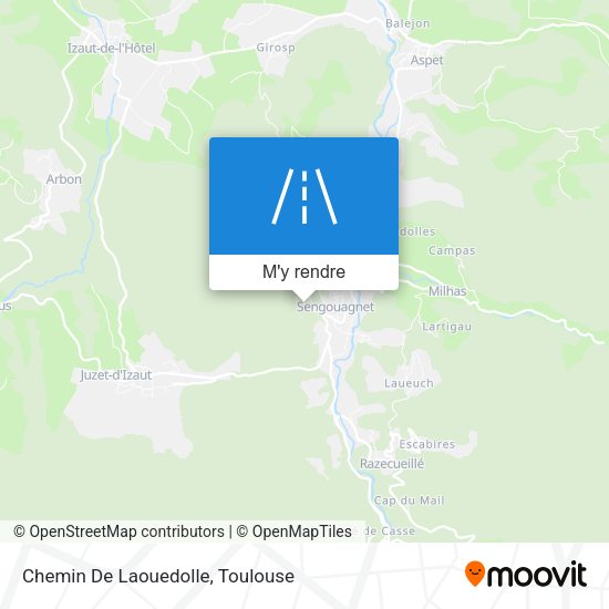 Chemin De Laouedolle plan