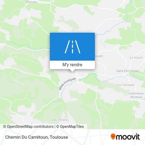 Chemin Du Carrétoun plan