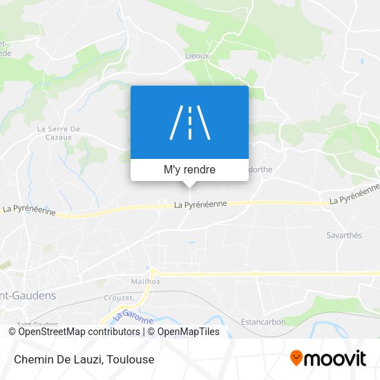 Chemin De Lauzi plan