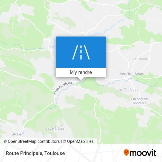 Route Principale plan