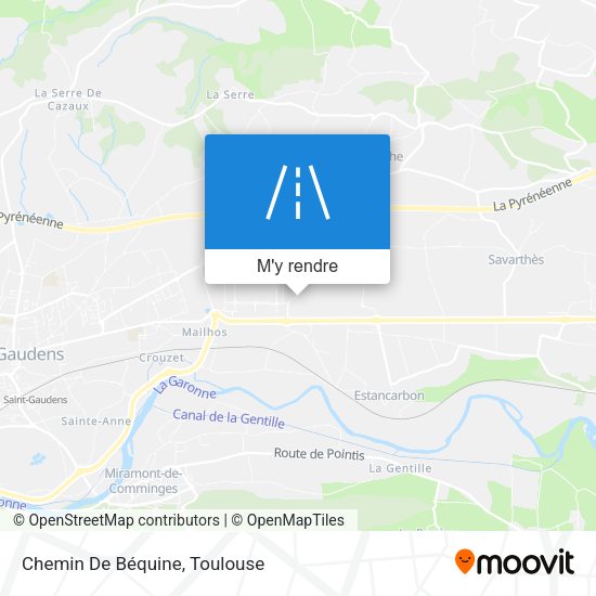 Chemin De Béquine plan