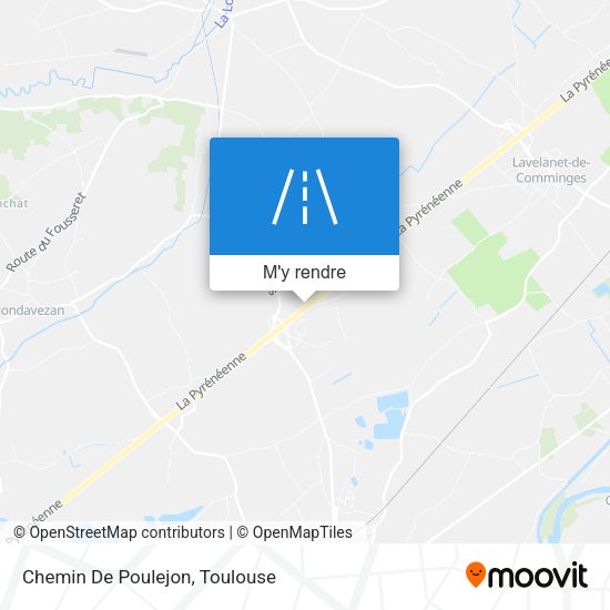 Chemin De Poulejon plan