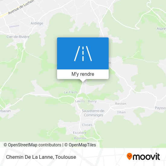 Chemin De La Lanne plan