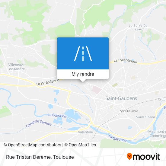 Rue Tristan Derème plan