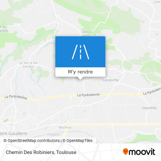 Chemin Des Robiniers plan