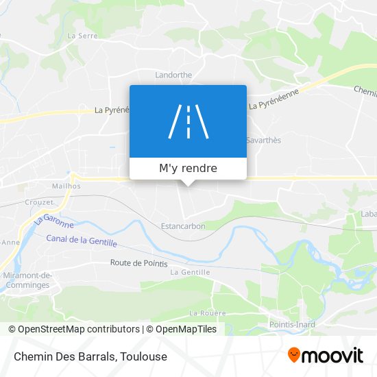 Chemin Des Barrals plan