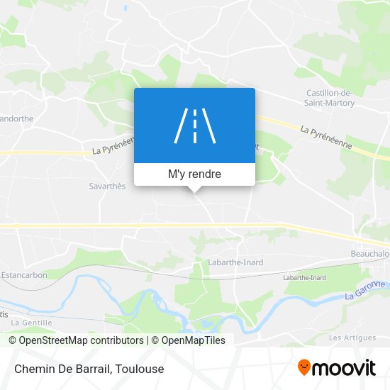 Chemin De Barrail plan
