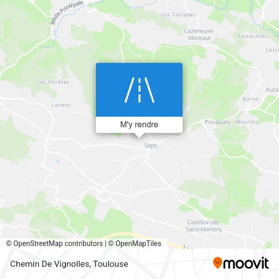 Chemin De Vignolles plan