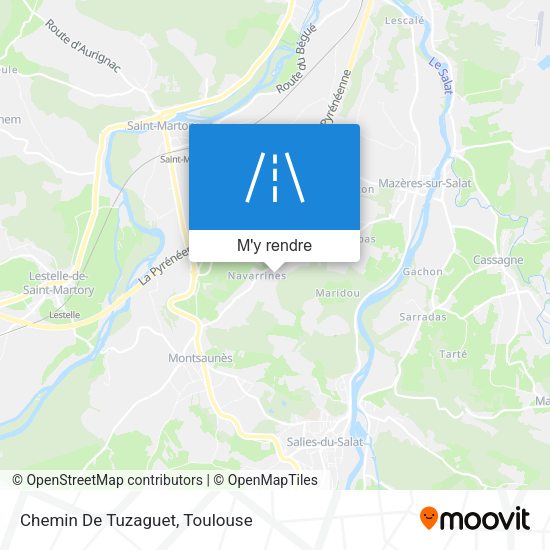 Chemin De Tuzaguet plan