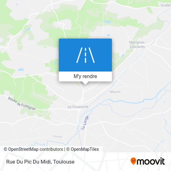 Rue Du Pic Du Midi plan