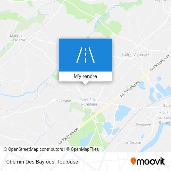 Chemin Des Baylous plan