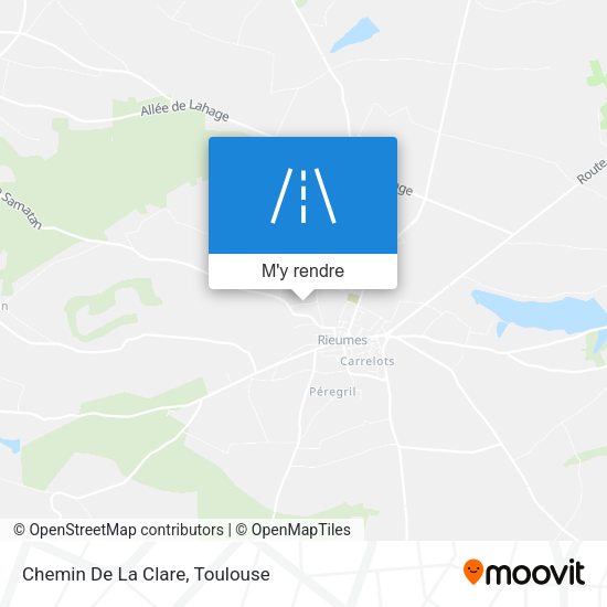 Chemin De La Clare plan