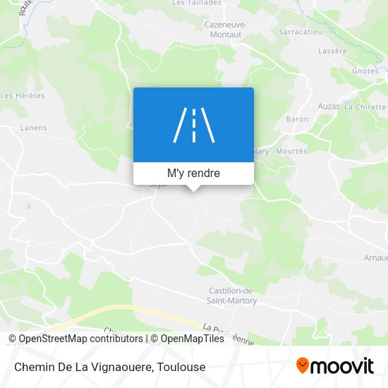 Chemin De La Vignaouere plan