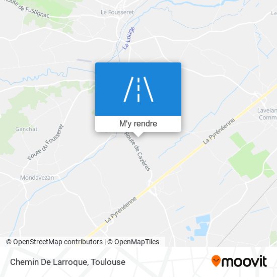 Chemin De Larroque plan