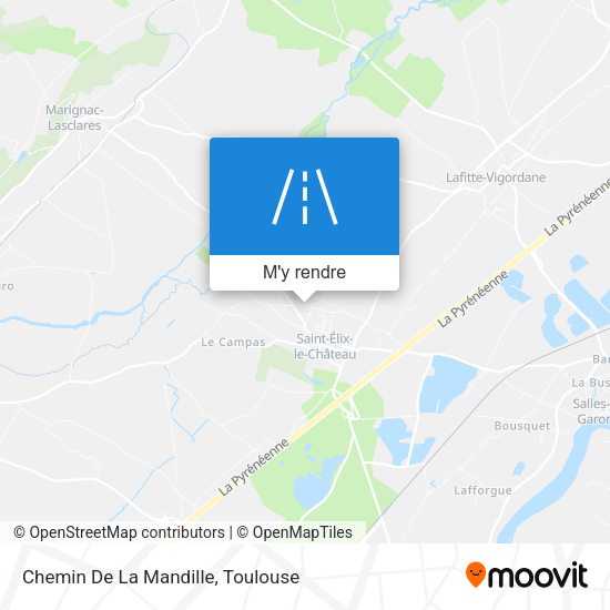 Chemin De La Mandille plan