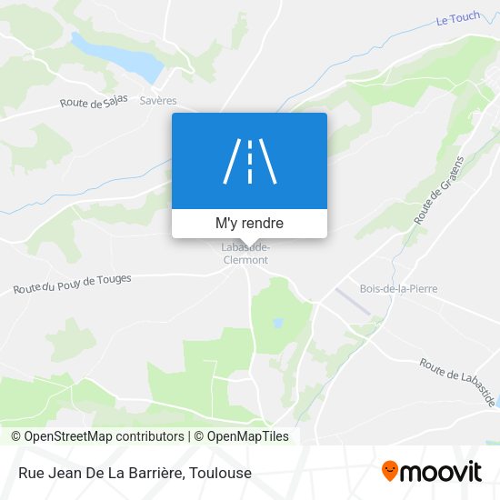 Rue Jean De La Barrière plan