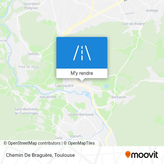 Chemin De Braguère plan