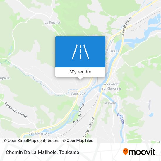 Chemin De La Mailhole plan
