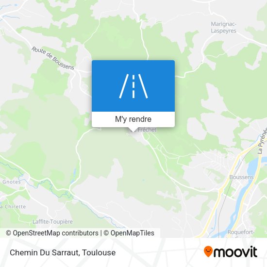 Chemin Du Sarraut plan