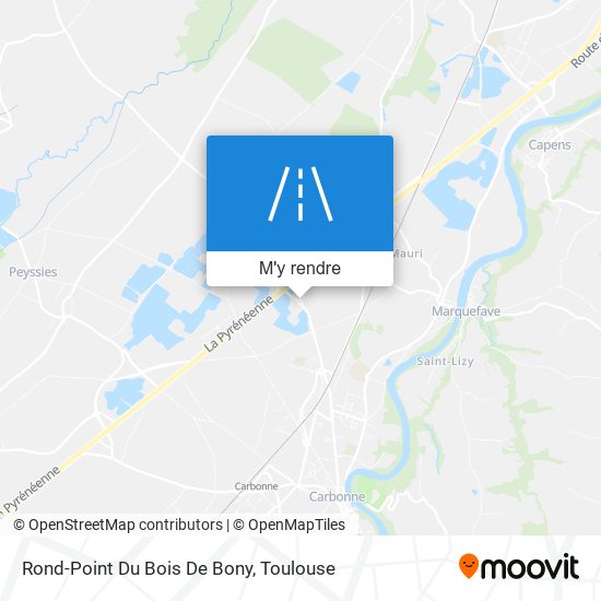 Rond-Point Du Bois De Bony plan