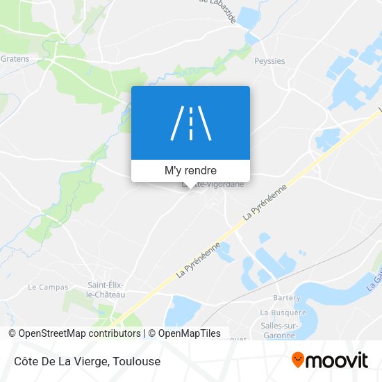 Côte De La Vierge plan