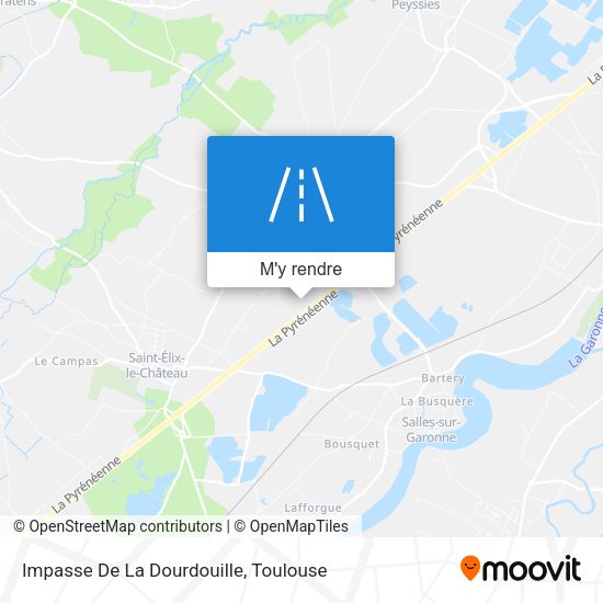 Impasse De La Dourdouille plan