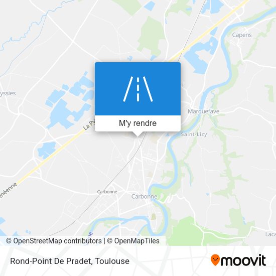 Rond-Point De Pradet plan