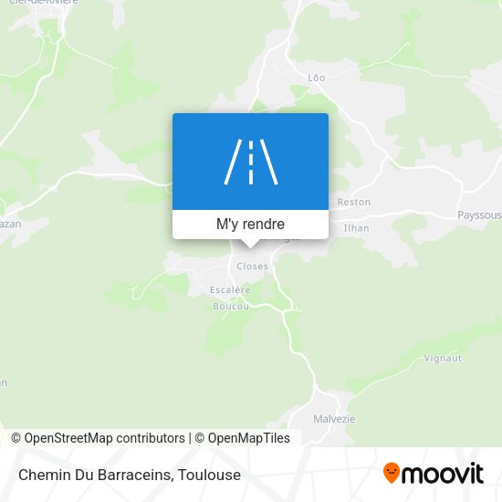 Chemin Du Barraceins plan