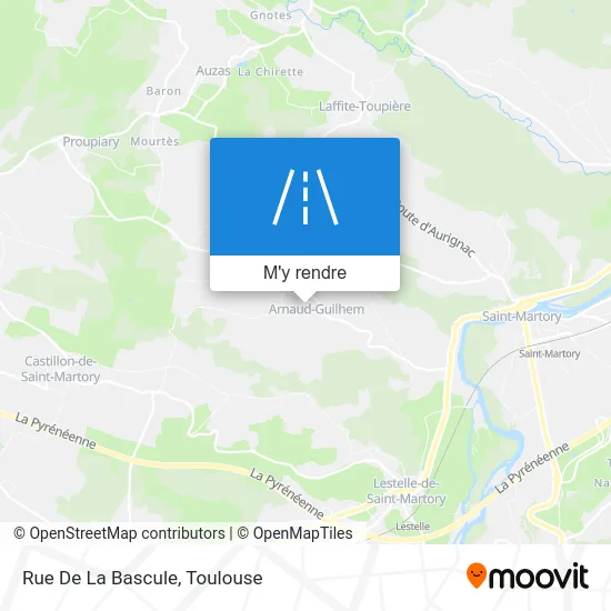 Rue De La Bascule plan