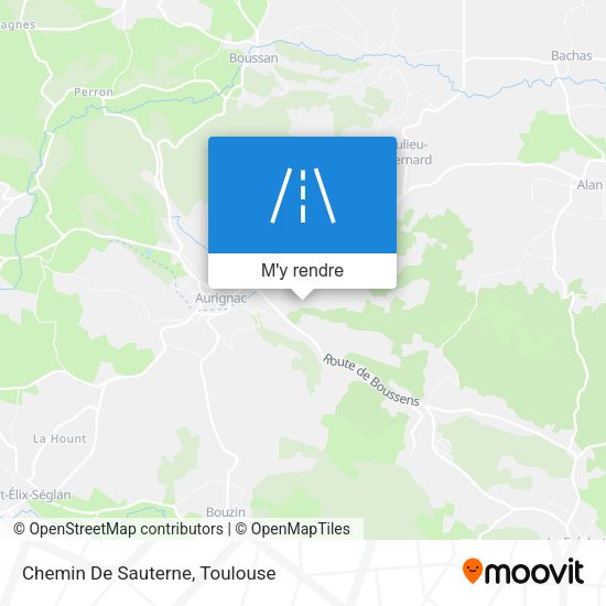 Chemin De Sauterne plan