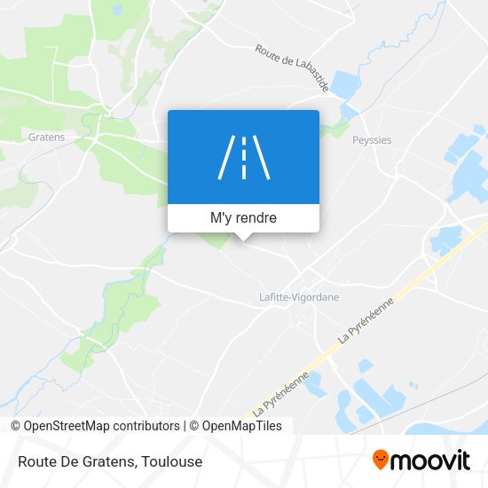 Route De Gratens plan