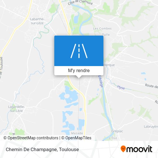 Chemin De Champagne plan