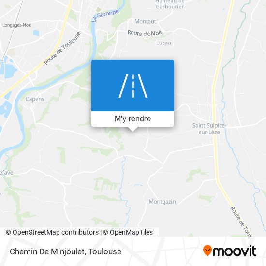 Chemin De Minjoulet plan