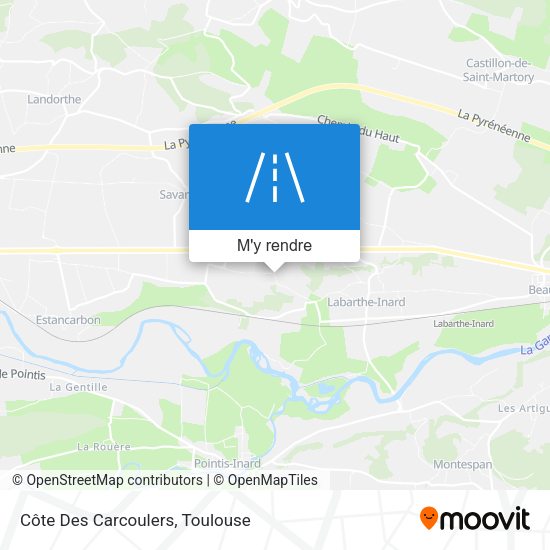 Côte Des Carcoulers plan