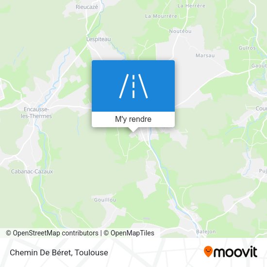 Chemin De Béret plan