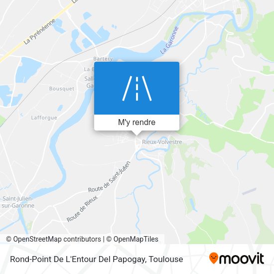 Rond-Point De L'Entour Del Papogay plan