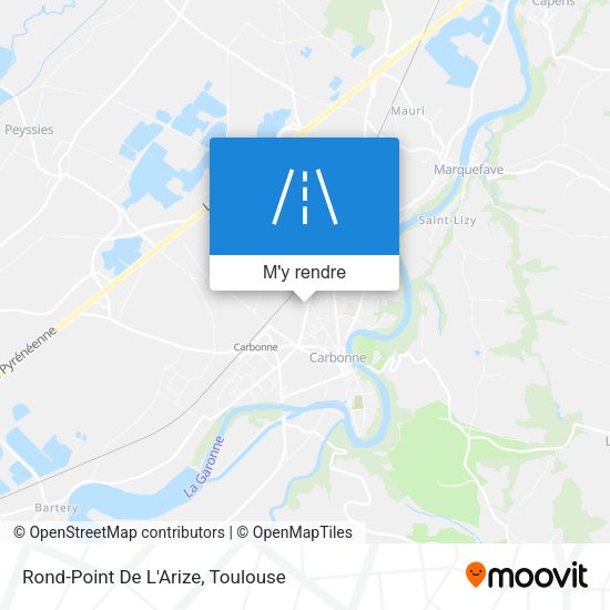 Rond-Point De L'Arize plan