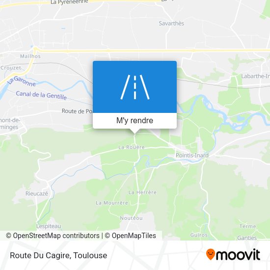 Route Du Cagire plan