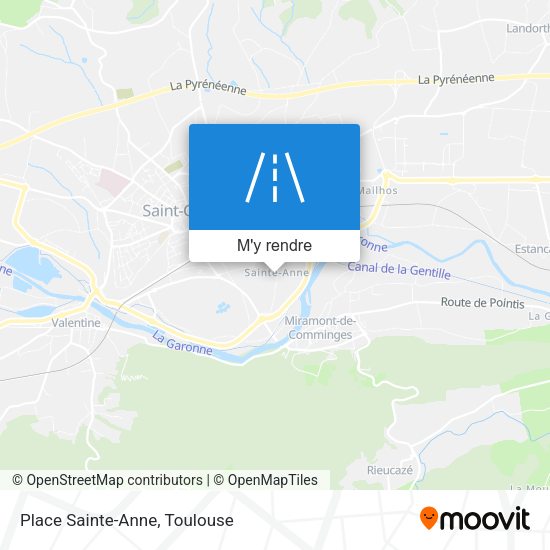 Place Sainte-Anne plan