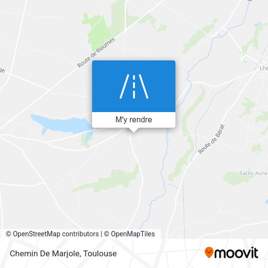 Chemin De Marjole plan