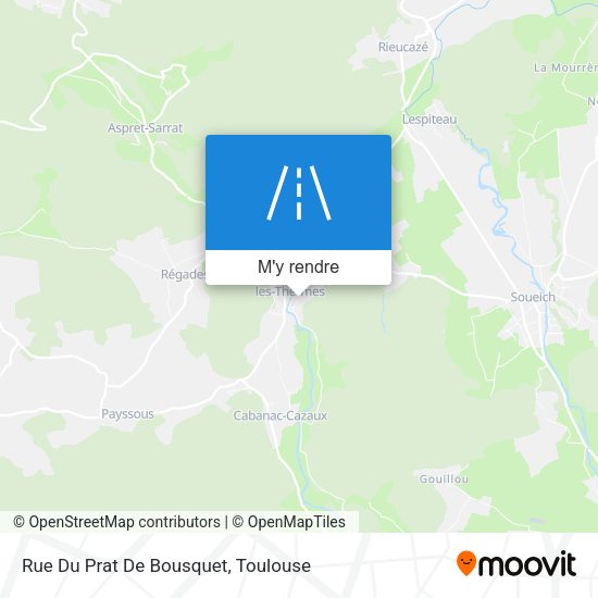 Rue Du Prat De Bousquet plan