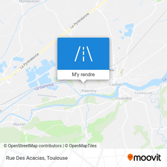 Rue Des Acacias plan