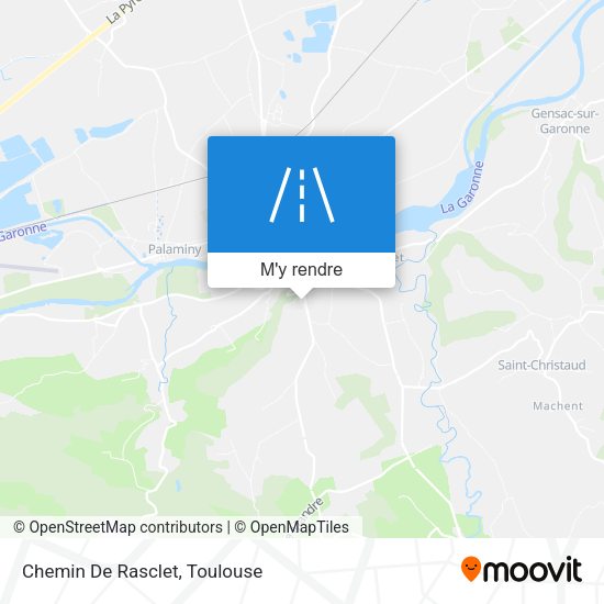 Chemin De Rasclet plan