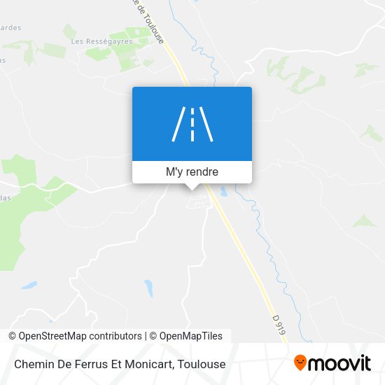 Chemin De Ferrus Et Monicart plan