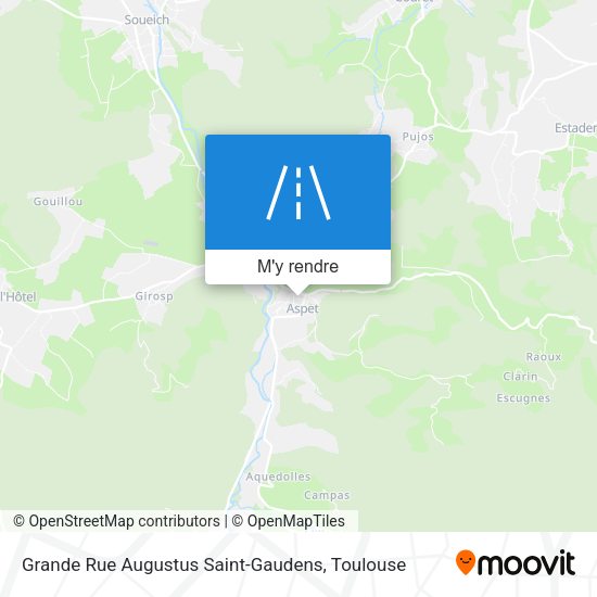 Grande Rue Augustus Saint-Gaudens plan