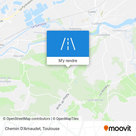 Chemin D'Arnaudet plan