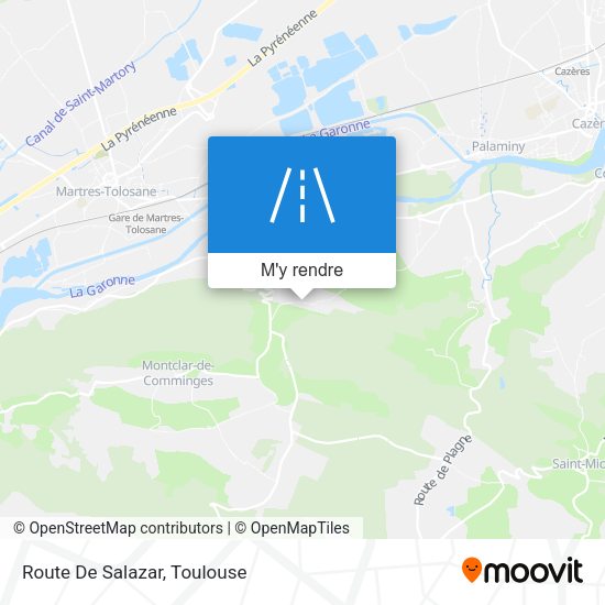 Route De Salazar plan