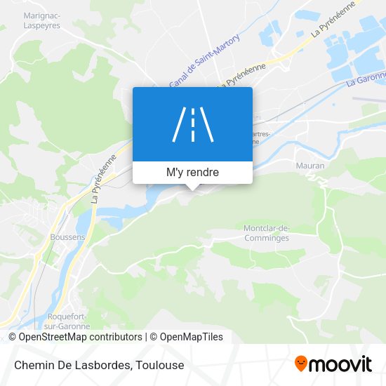 Chemin De Lasbordes plan